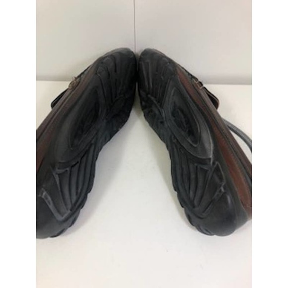Allen Edmonds Boulder Two Tone Venetian Driving Moccasin Shoe Black Mens US 10 D main image 4